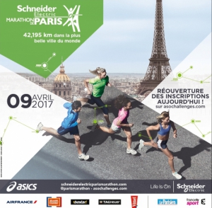 41ème édition du Schneider Electric Marathon de Paris 2017