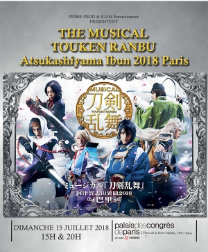 THE MUSICAL TOUKEN RANBU - ATSUKASHIYAMA IBUN 2018 PARIS
