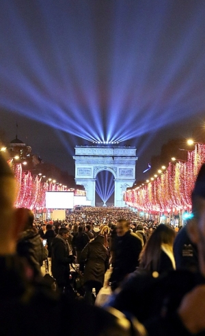 Réveillon du 31 sur les Champs Elysées