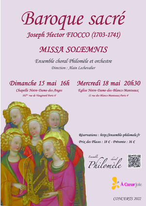 Missa Solemnis de Joseph Hector Fiocco (1703-1741)