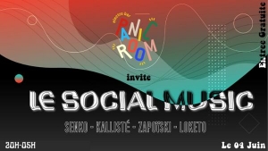 Le Panic Room invite SOCIAL MUSIC