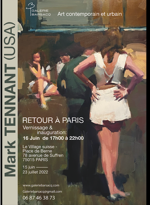 Exposition Mark Tennant (USA) : Retour à Paris