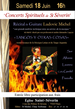 Récital : Guitare Latine & Tango Argentin