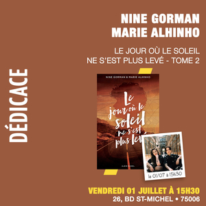 GIBERT dédicace : Nine GORMAN et Marie ALHINHO