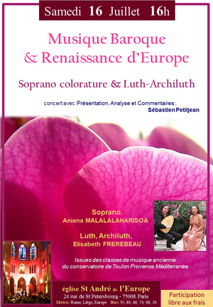 Musique Baroque & Renaissance d’Europe