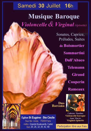 Duo Baroque : Violoncelle & Virginal (épinette)