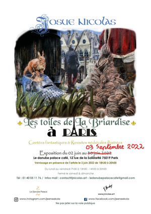 Prolongation - Exposition Josué NICOLAS - Les toiles de la briardise à Paris