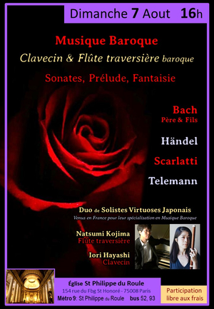 Musique Baroque pour Flûte traversière & Clavecin