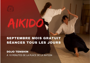 Aikido - septembre mois gratuit 