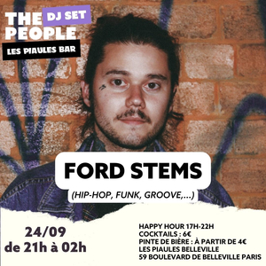 Ford Stems en Dj Set all night (Hip-Hop, Funk, Groove)