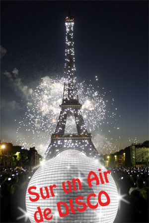 Feu d'artifice du 14 juillet Paris 2012