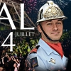 affiche Bal des pompiers du 14 juillet - Caserne Montmartre