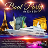 affiche BOAT PARTY ( 2 AMBIANCES CLUB, TERRASSE GEANTE COUVERTE, MOJITOS...)