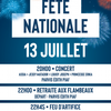 affiche Fête Nationale à Dugny : concert, retraite aux flambeaux et feu d'artifice