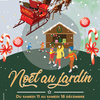 affiche Noël au jardin : Patinoire de Saint-Cloud