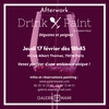 affiche Afterwork « Drink & paint » : l'afterwork le plus original de Paris !