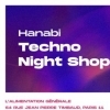 affiche Hanabi Techno Night Shop