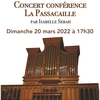 affiche Concert conférence La Passacaille par Isabelle Sebah
