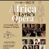 affiche Opéra Les Grandes Voix Lyriques d'Afrique