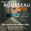 affiche Exposition "Jean-Jacques Rousseau. Portraits d'une icône universelle"
