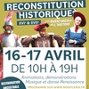 affiche Année Gondi : reconstitution historique XVI et XVIIe siècle