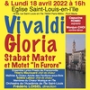 affiche Vivaldi Gloria Stabat Mater Motet In Furore