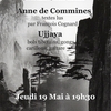 affiche Ujjaya & Anne de Commines : grands gongs, bols, Carillons & poésie