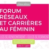 affiche Forum Réseaux et Carrières au Féminin 2022