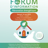 affiche Forum d’information sur la rénovation énergétique