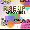 affiche RISE UP Afrovibes (lives + club)