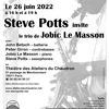 affiche “Musique pour le dimanche” Steve Potts invite le trio de Jobic Le Masson 
