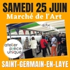 affiche Marché de l'art de Saint-Germain-en-Laye