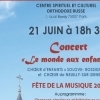 affiche Concert « Le monde aux enfants »  ▪ Chœur d’enfants « SOLOVII- ROSSIGNOLS »  et chœur de Neuilly-sur-Seine - Fête de la Musique 2022