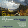 affiche Concert franco-allemand Duruflé - Mendelssohn.