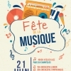 affiche Atelier Jazz de l’école de Musique - Fête de la Musique 2022