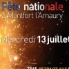 affiche Feu artifice et bal du 14 juillet à Montfort l'Amaury