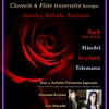 affiche Musique Baroque pour Flûte traversière & Clavecin