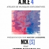 affiche A.M.E 4 // Atelier de Musique Explorative présenté par Maciek Lasserre