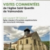 affiche Visites commentées de l'église Saint Quentin par Laurent de Gaulle - Journées du Patrimoine 2022