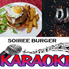 affiche Soirees french burger dansante et karaoké