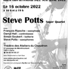 affiche "Musique pour le Dimanche" Steve Potts Super Quartet - Festival JAZZ SUR SEINE