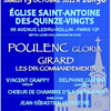 affiche Concert Gloria Poulenc