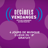affiche Decibels Vendanges - Fête des Vendanges de Montmartre - Au Hasard Ludique 