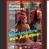 affiche Portes Ouvertes à Montmartre aux Artistes 