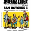 affiche 35èmes Journées Brassens et de la Chanson Française