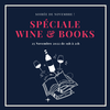 affiche Soirée Wine and Books organisée par Beta Publisher