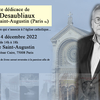 affiche Marc Desaubliaux en dédicace à la paroisse Saint-Augustin