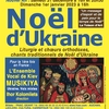 affiche Noël d'Ukraine ensemble Vocal Musikiya