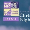affiche OPEN MIC POWER SOUL CHRISTMAS NIGHT