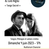 affiche « Tango Secret » - Luis Rigou (chant et flûtes) & Céline Bischop (piano)